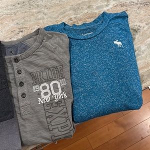 Boys long sleeve shirts. $8 each